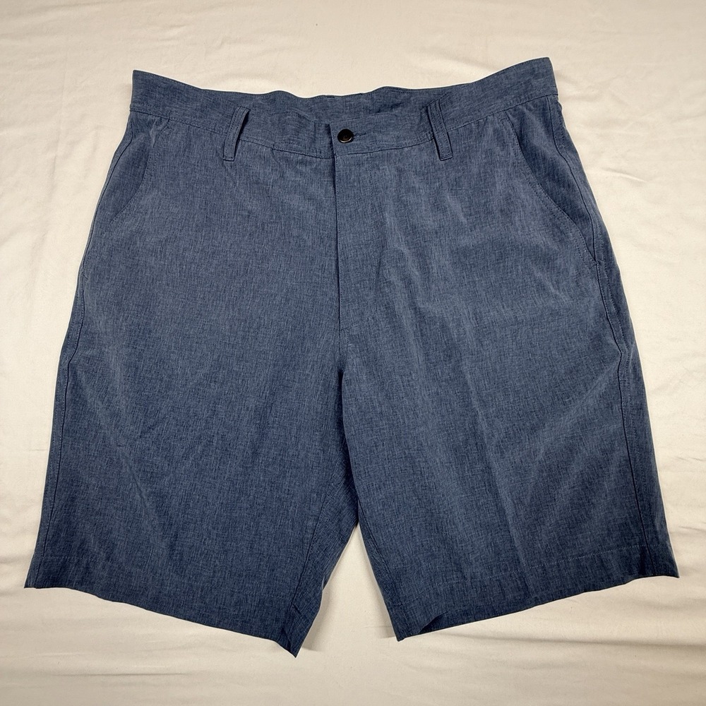 FootJoy Golf Shorts Mens 36 Blue 9" Inseam Performance Stretch Casual